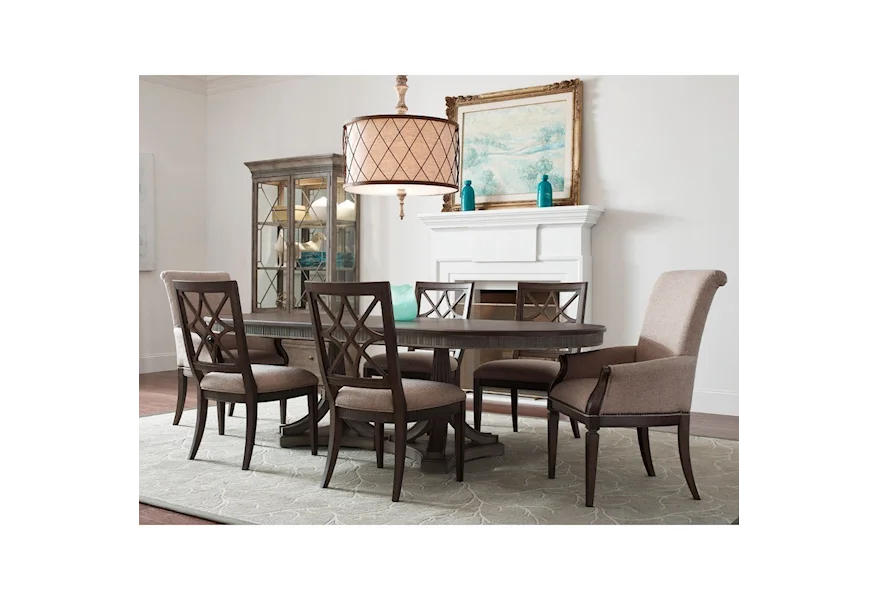 Savona Seven Piece Table & Chair Set by American Drew at Esprit Decor Home Furnishings